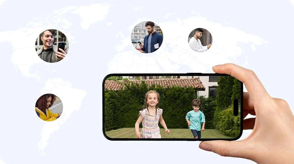 Wireless 3MP Battery Security Camera with Spotlight, Siren & Audio-Battery Camera / Mexico