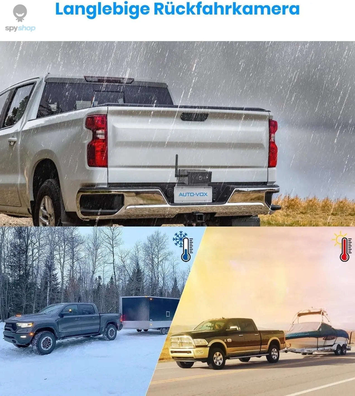 Wireless 5‑Inch Magnetic Reversing Camera-Default Title