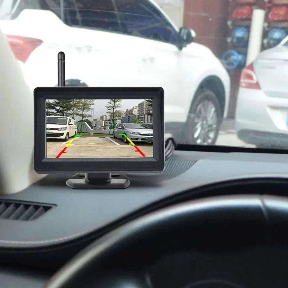 Wireless Backup Camera with 4.3" Monitor Night Vision for Vehicles-4.3in wireless kit