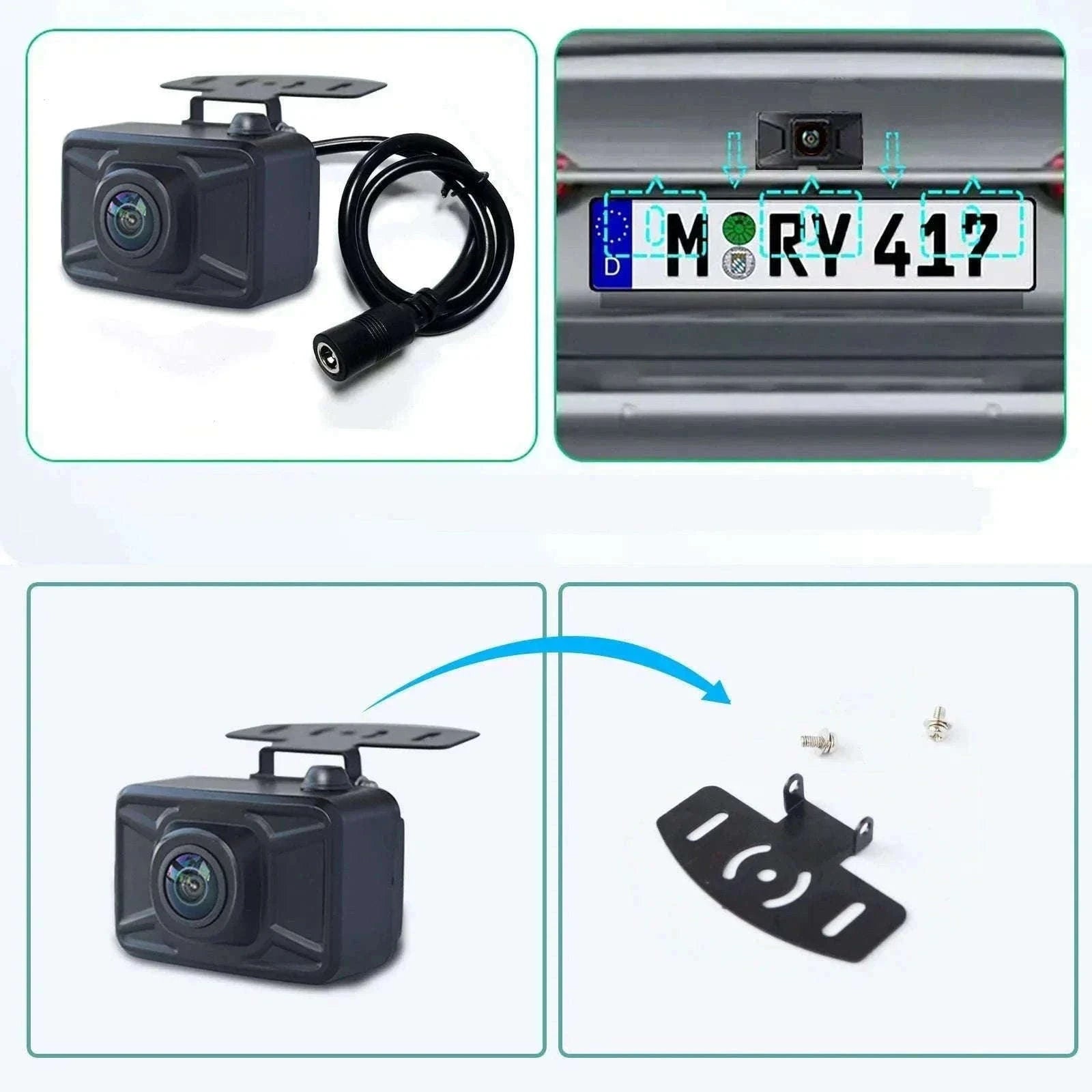 Wireless Backup Camera with 4.3" Monitor Night Vision for Vehicles-4.3in wireless kit