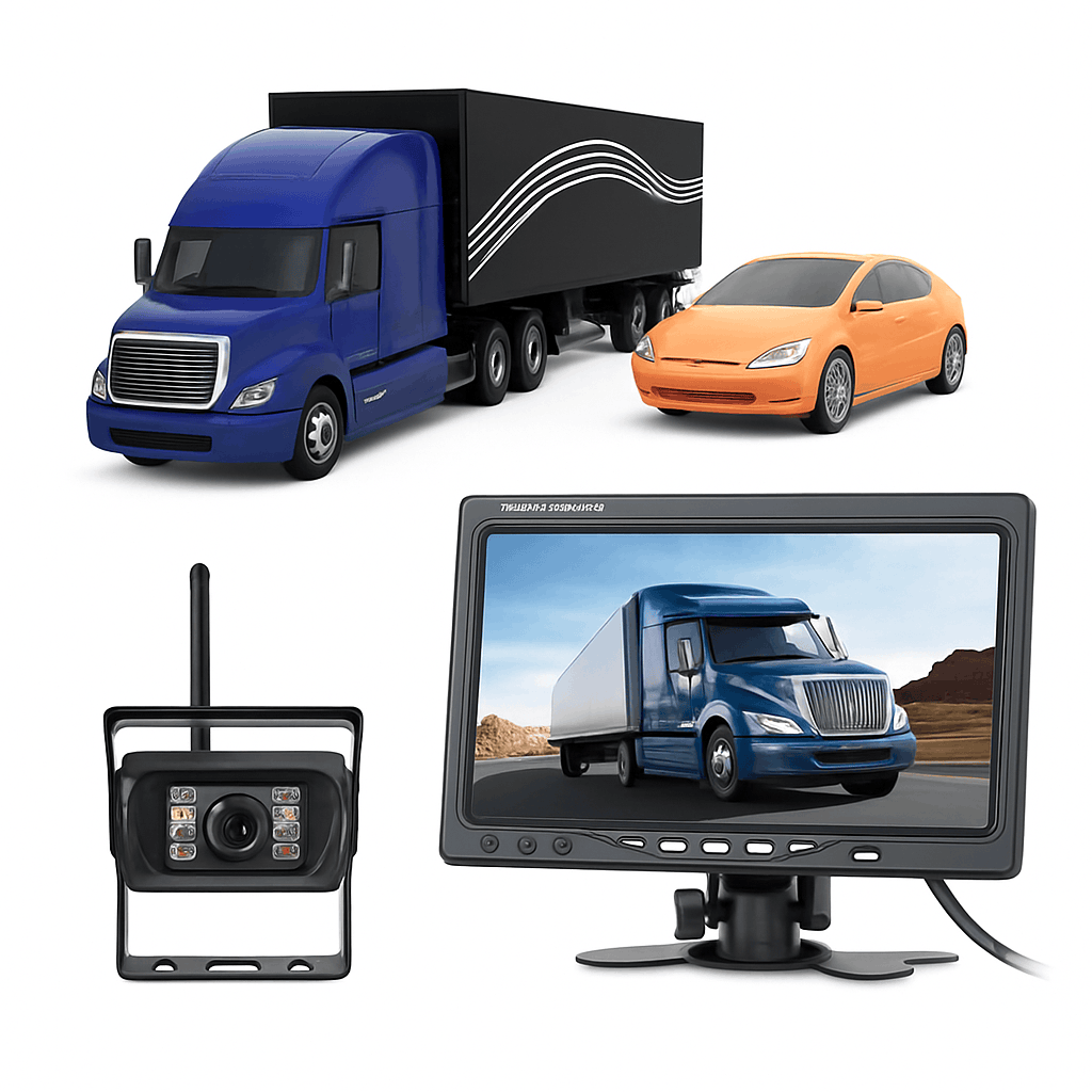 Wireless Backup Camera with 7 Inch Monitor AHD 1080P-BSD Wireless 7 inch / China Mainland