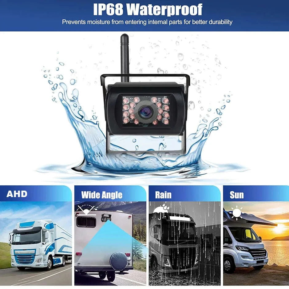 Wireless Backup Camera with 7 Inch Monitor AHD 1080P-BSD Wireless 7 inch / China Mainland