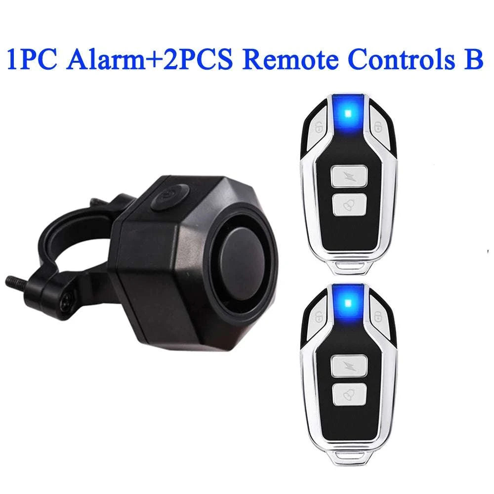 Wireless Bike Alarm 110dB Waterproof Anti-Theft Security System-F