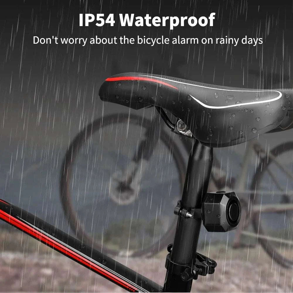 Wireless Bike Alarm 110dB Waterproof Anti-Theft Security System-F