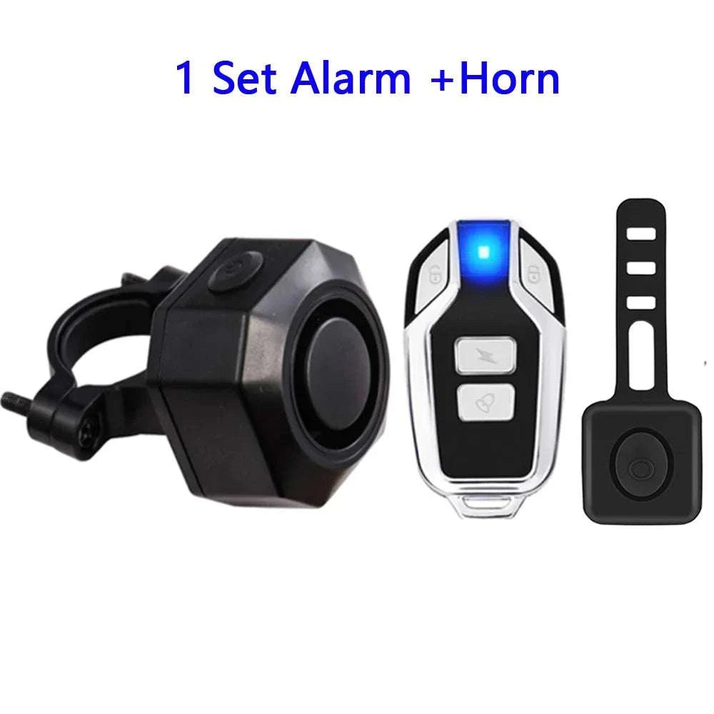 Wireless Bike Alarm 110dB Waterproof Anti-Theft Security System-F