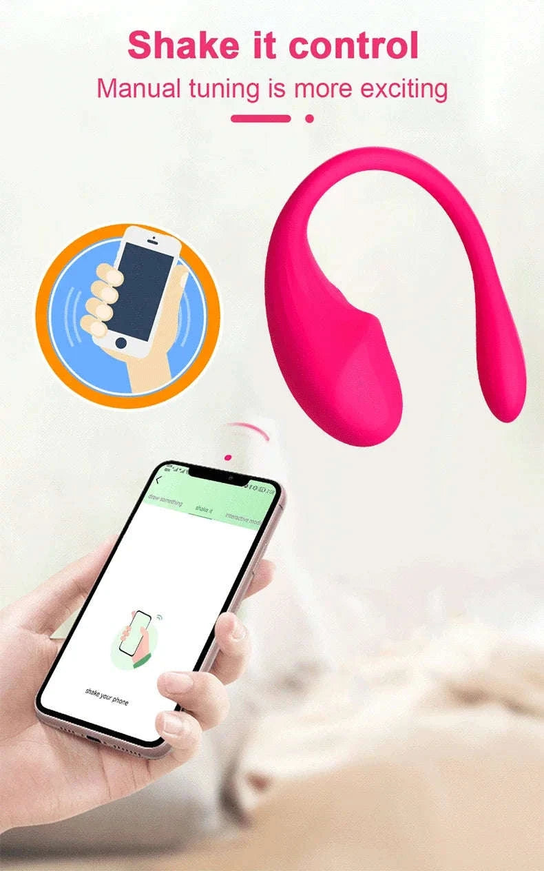 Wireless Bluetooth App Vibrator for Discreet Pleasure-Purple Vibrator