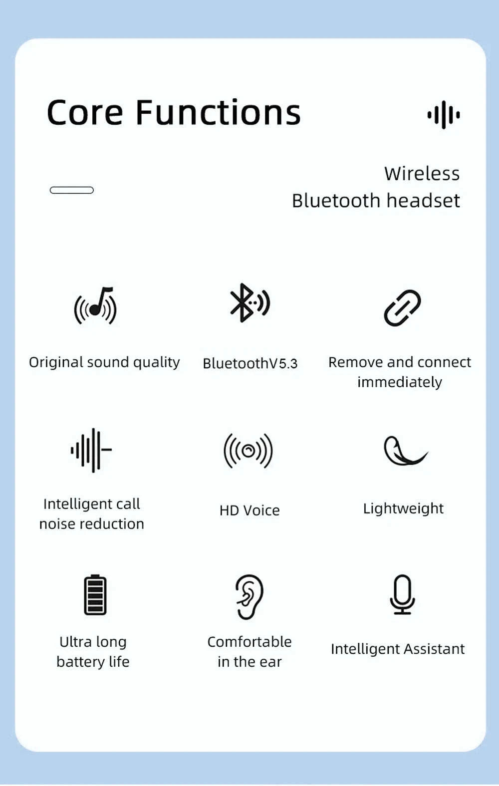 Wireless Bluetooth Earbuds with ANC Noise Cancellation & Touch Case-With Touch Screen AI