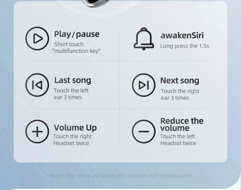Wireless Bluetooth Earphones Lenovo LP40 Earbuds-Lenovo LP40 White