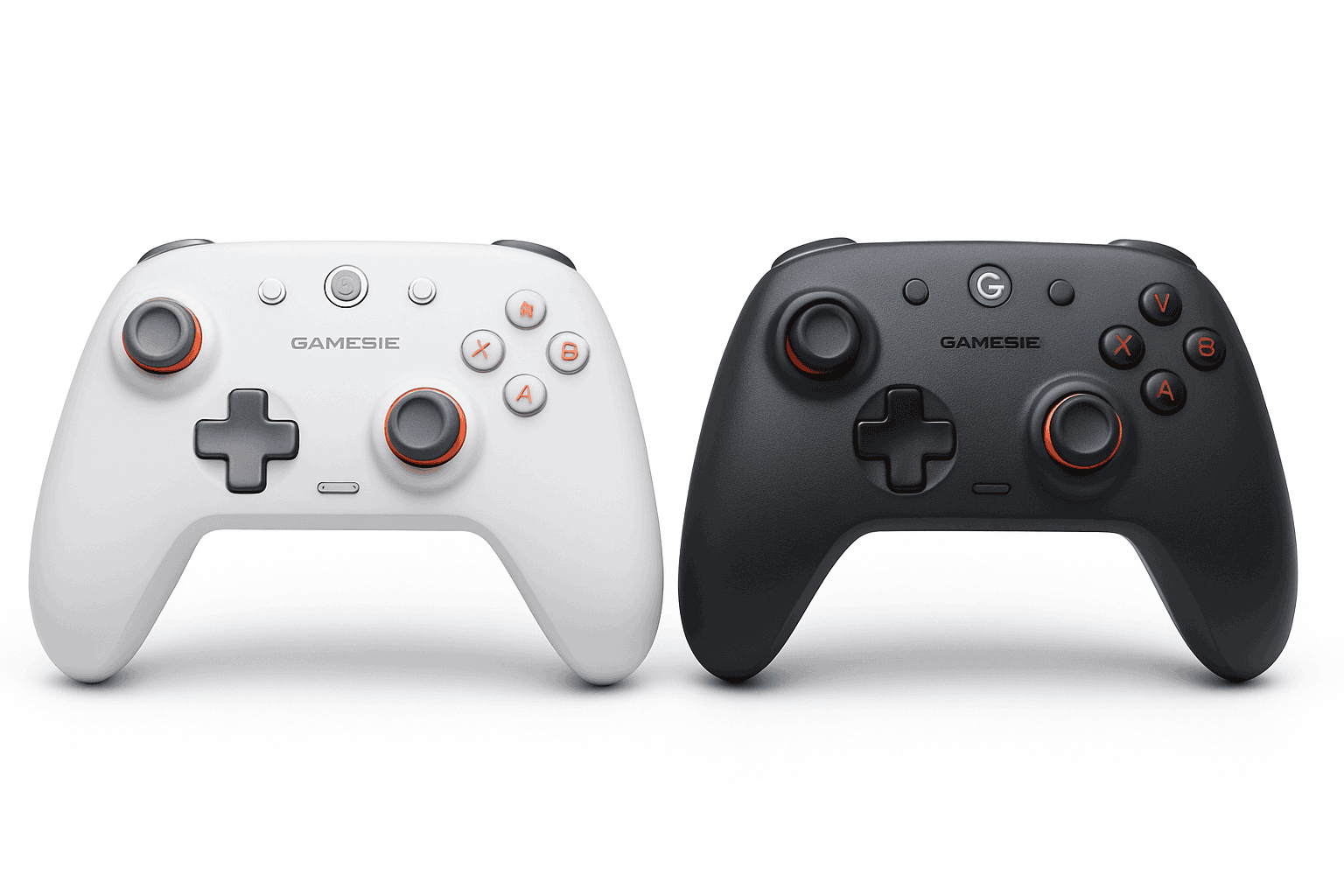 Wireless Bluetooth Game Controller with Hall Effect, 2 Back Buttons, 600mAh Battery-White Set / Russian Federation