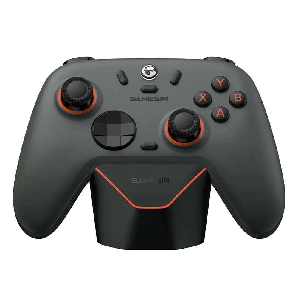 Wireless Bluetooth Game Controller with Hall Effect, 2 Back Buttons, 600mAh Battery-White Set / Russian Federation