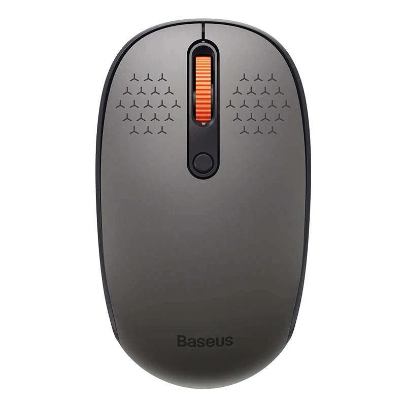 Wireless Bluetooth Mouse with Silent Click & Tri-Mode Connection-Black-BT and 2.4G