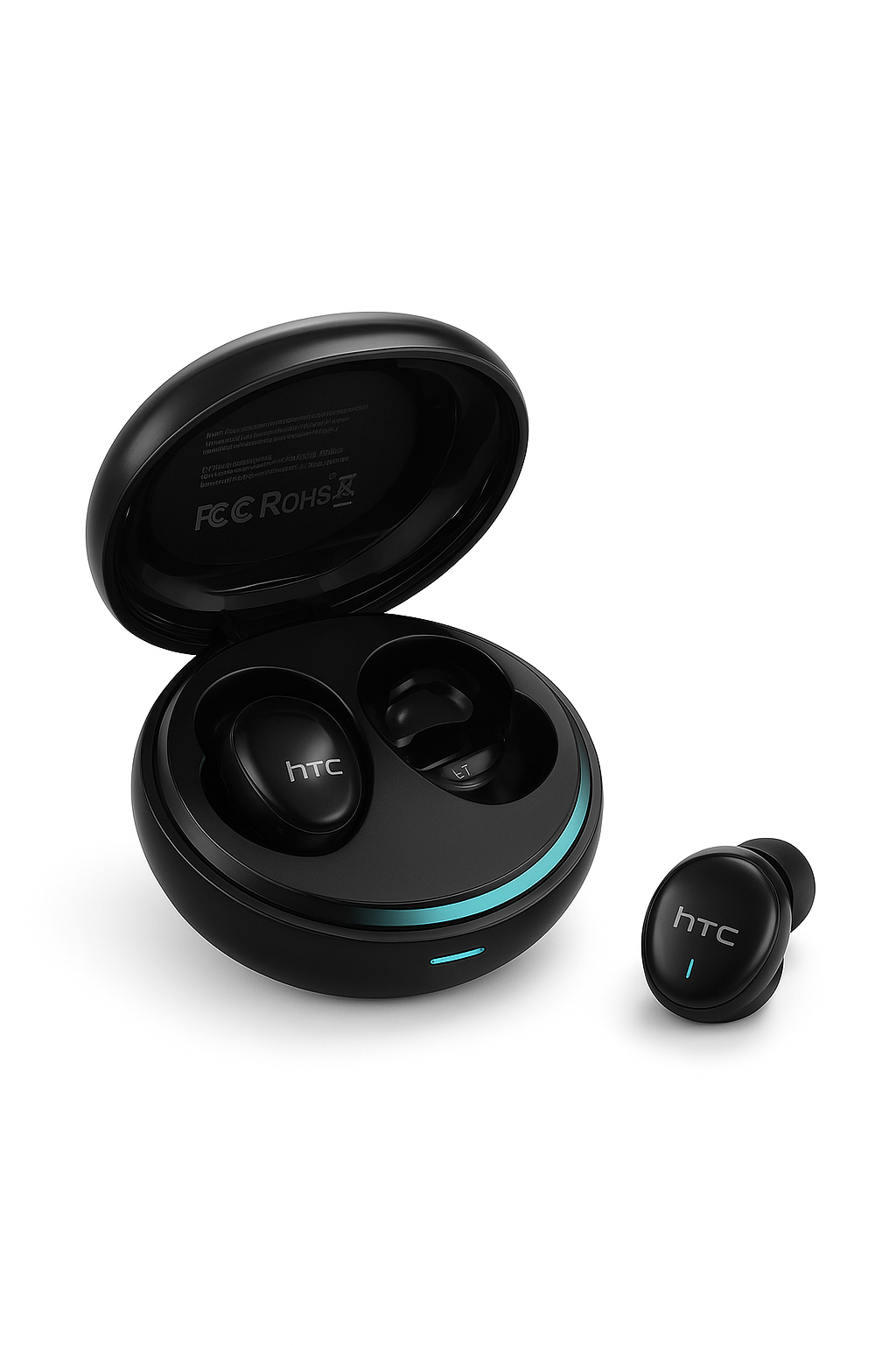 HTC NE92 Vezeték nélküli Bluetooth 6.0 Sleep fülhallgató In Ear Fülhallgatók Mini Láthatatlan fülhallgatók 30 órás lejátszási idő Kényelmes Biztonságos illeszkedés Oldal alvás fülhallgatók HiFi Sztereó Hang Zajszűrés alvás utazás iroda Relaxáció Compatibl