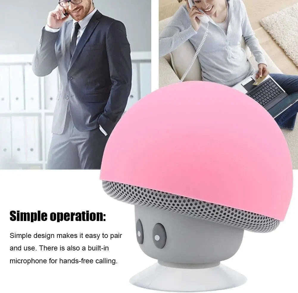 Wireless Bluetooth Speaker with Suction Cup & 30ft Range-blue