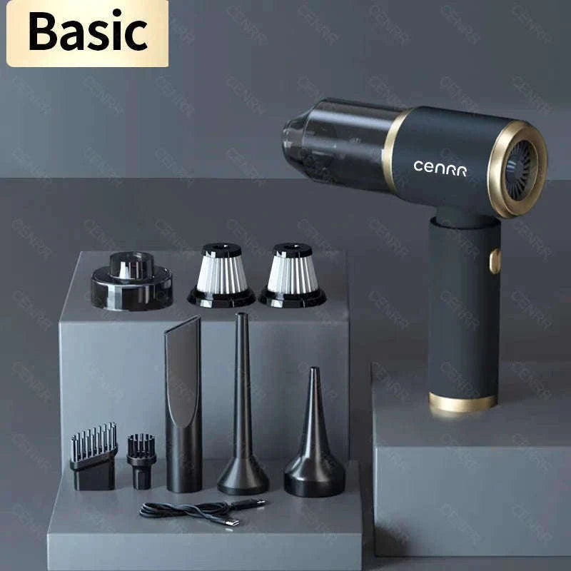 Wireless Car Vacuum Cleaner with Cordless Cleaning Power-Basic