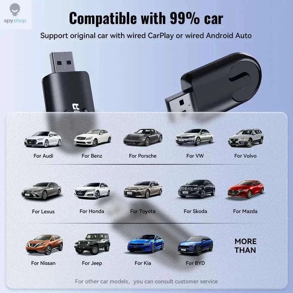 Wireless CarPlay & Android Auto Adapter for Nissan-2in1-A