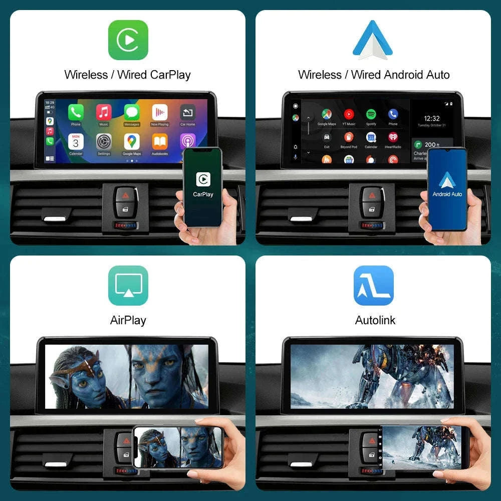 Wireless CarPlay Display for BMW 1, 2, 3 and 4 Series-12.3 RHD F30 NBT / UNITED KINGDOM