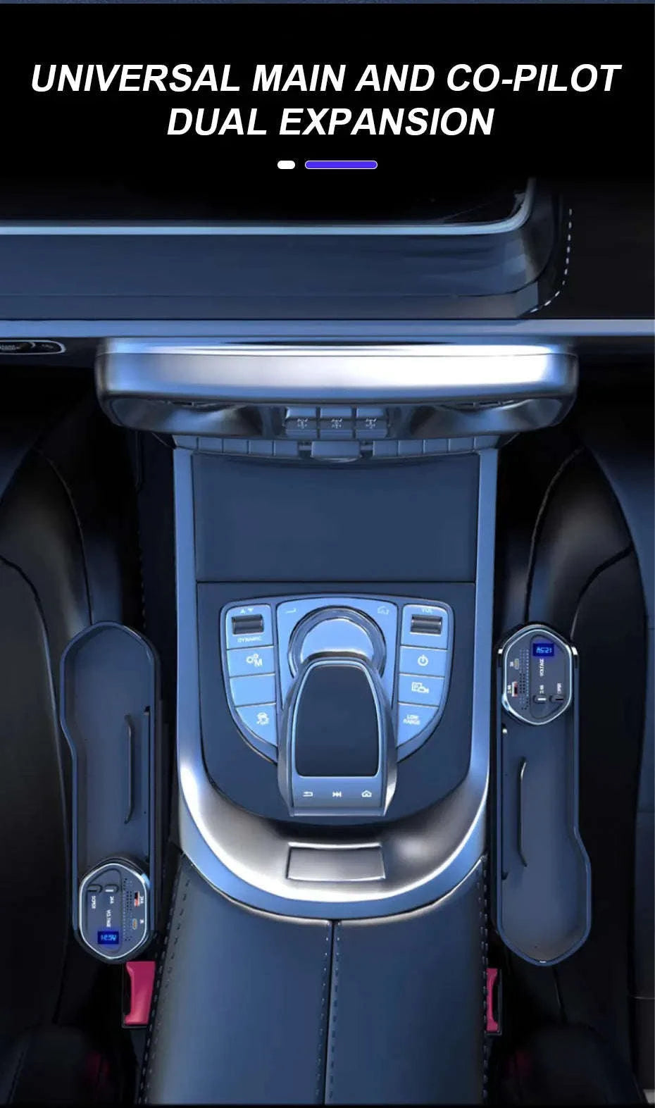 Wireless Charging Car Seat Gap Organizer-Wireless Charging