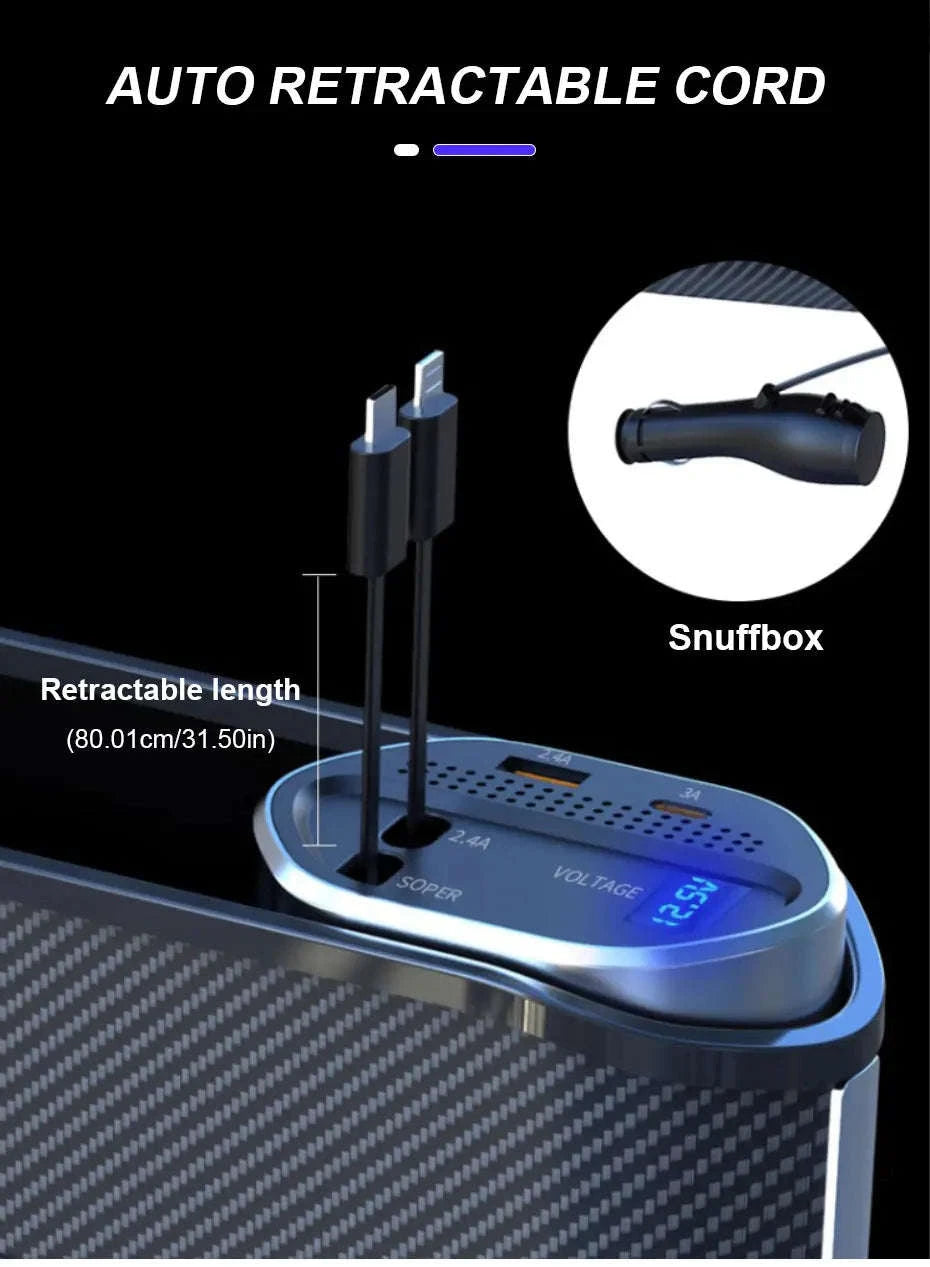 Wireless Charging Car Seat Gap Organizer-Wireless Charging