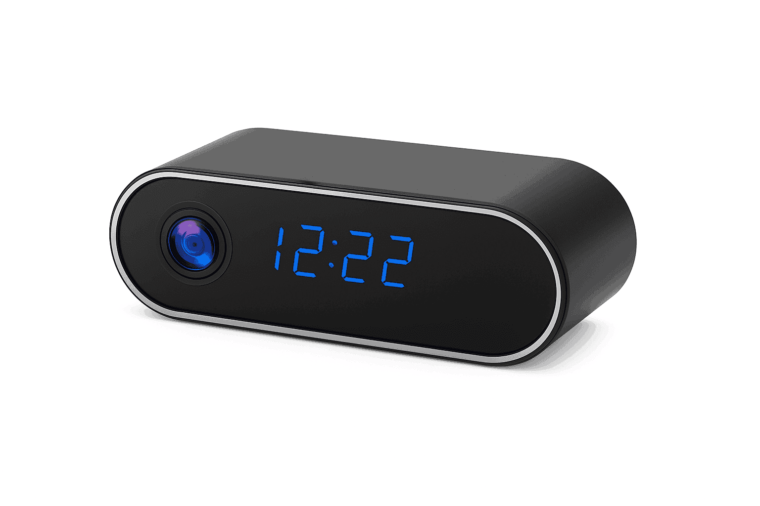 Wireless Clock Camera 1080P with WiFi, Motion Detection and Night Vision-Add 128GB card / China Mainland