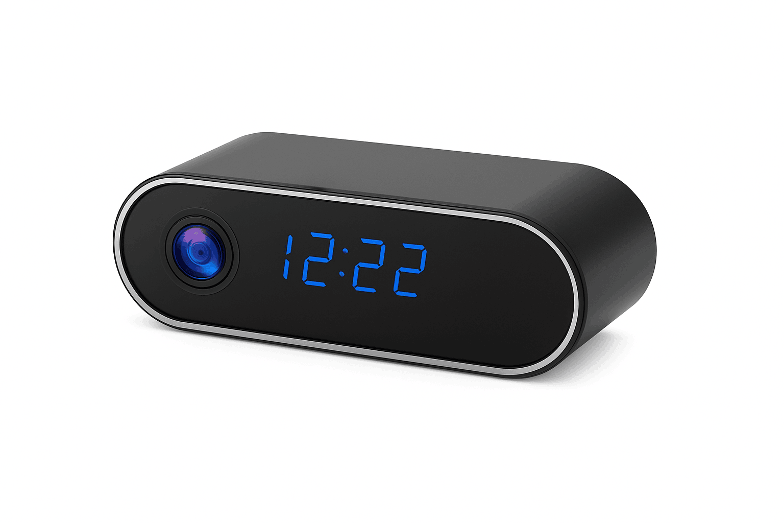 Wireless Clock Camera 1080P with WiFi, Motion Detection and Night Vision-Add 128GB card / China Mainland