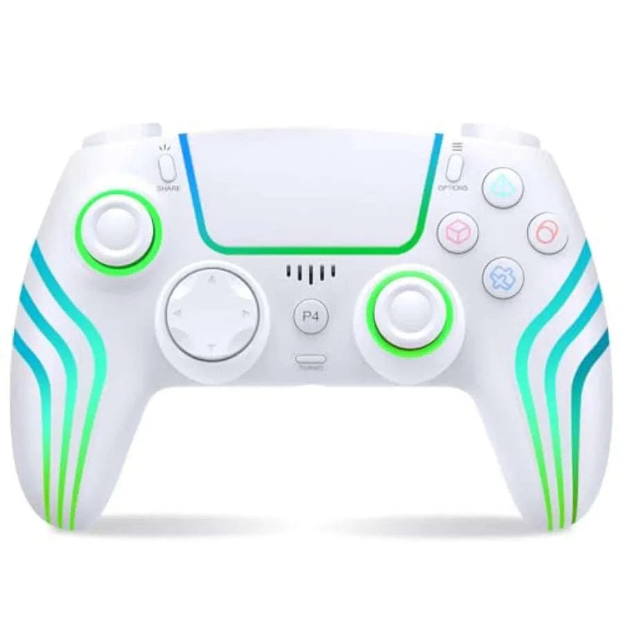 Wireless Controller with RGB Lighting for Console, PC and Mobile-United States / white