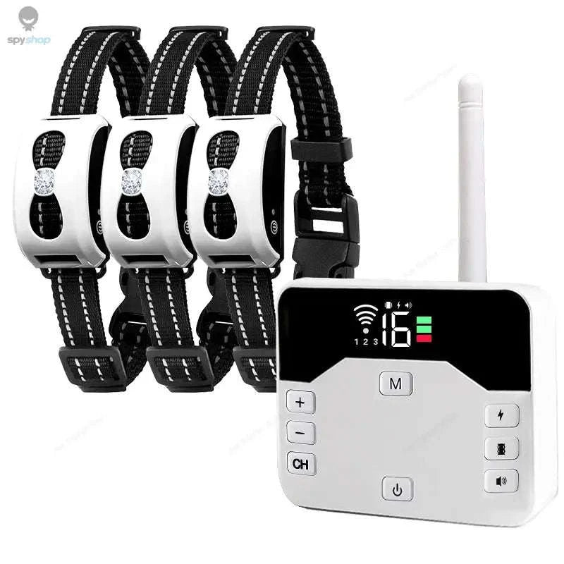 Wireless Dog Fence & Training Collar System – Adjustable Radius and Multi-Dog Control-For 2 dogs