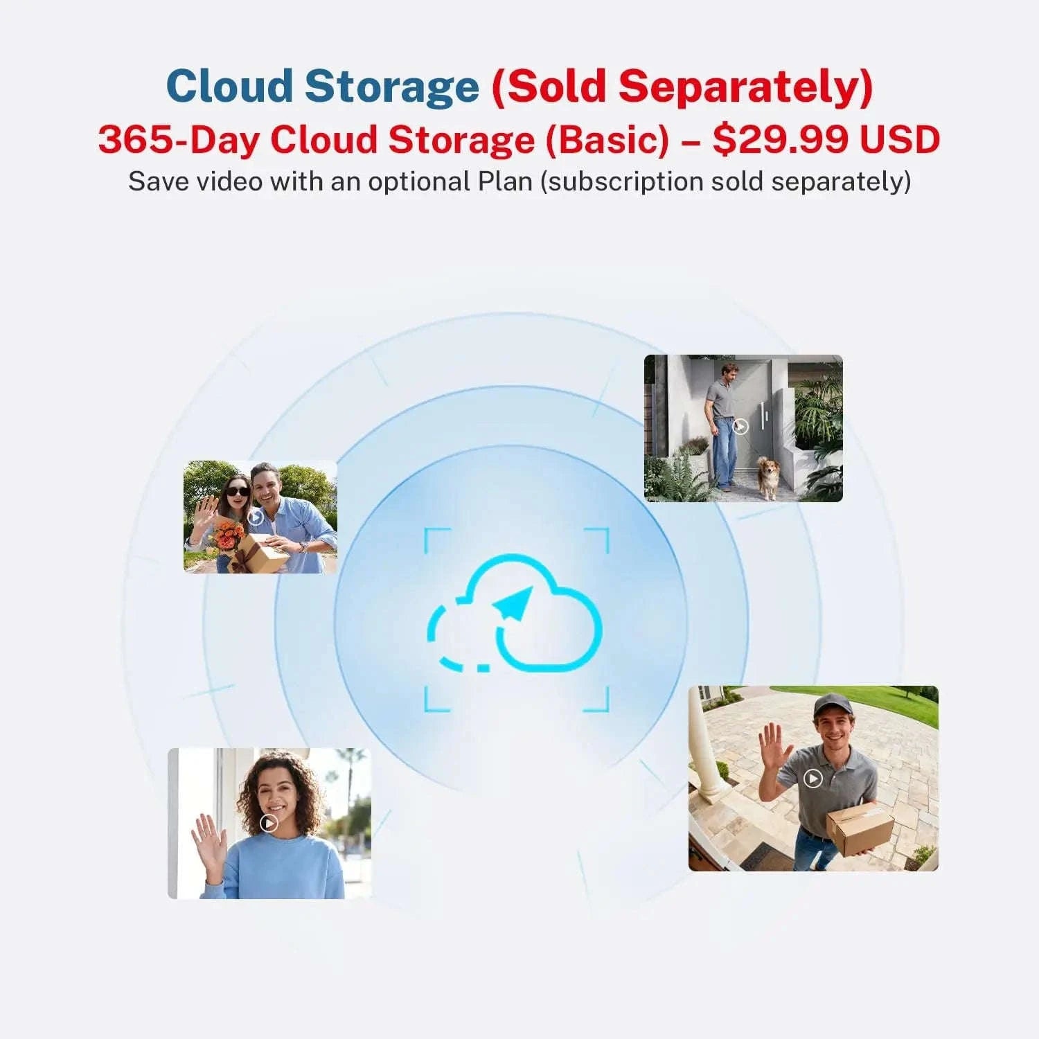 Wireless Doorbell Camera 1080P HD with Motion Detection & Audio-United States