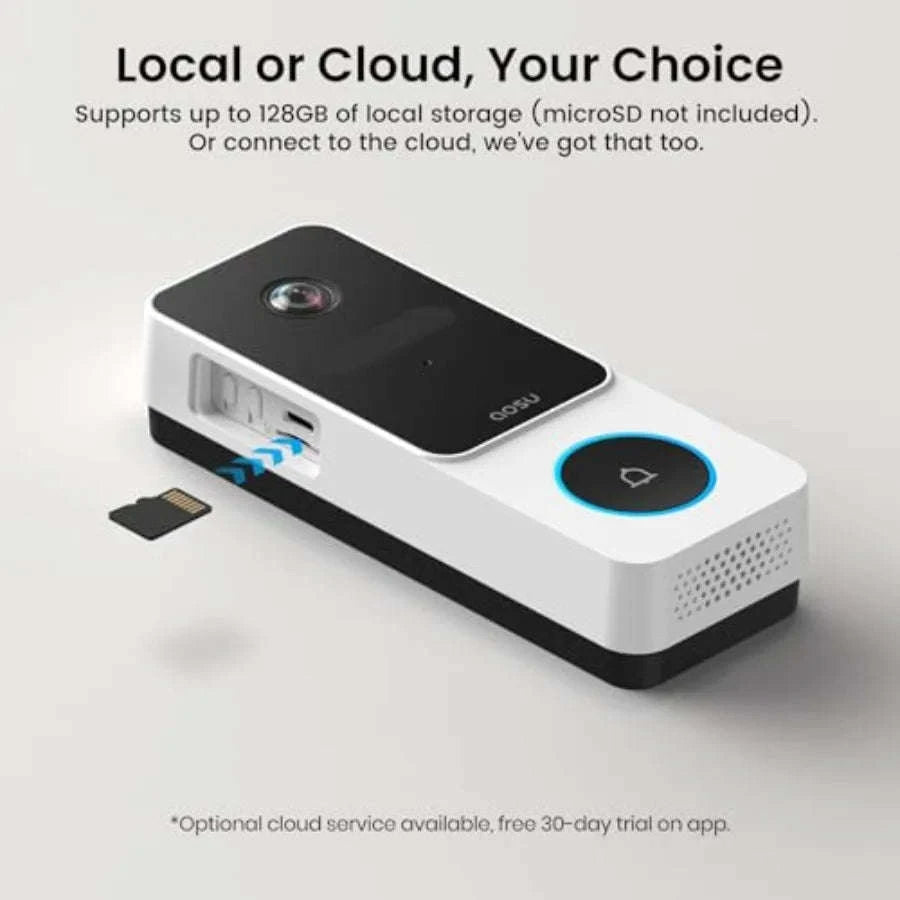 Wireless Doorbell Camera with 170° Wide View and Parcel Awareness-United States / aspic