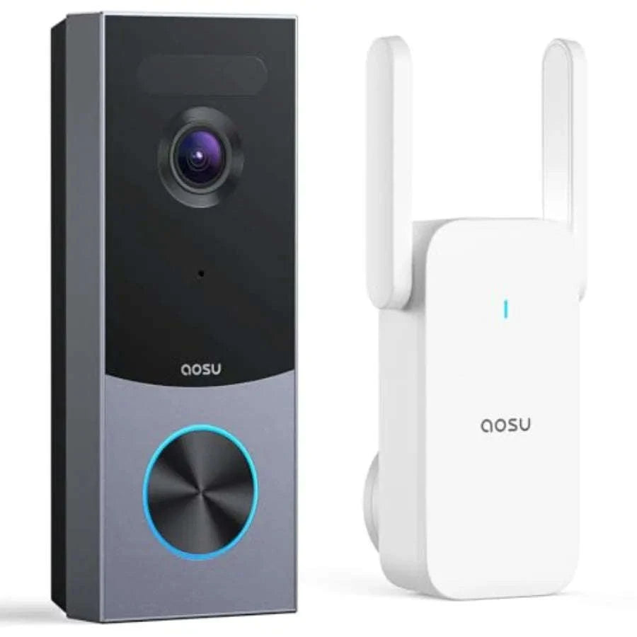 Wireless Doorbell Camera with 5MP Ultra HD and Motion Detection-United States / aspic
