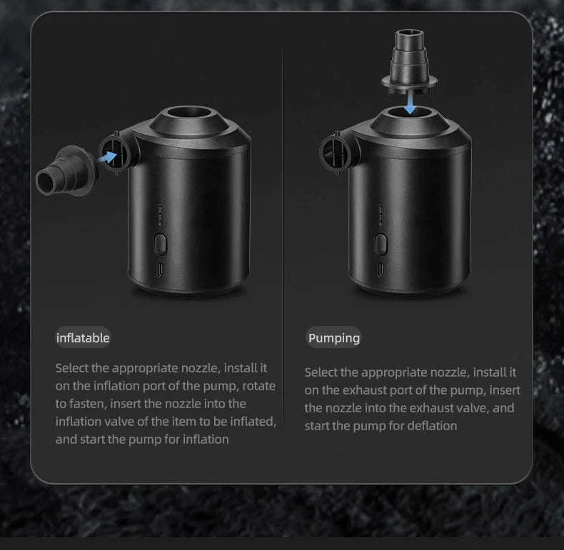 Wireless Electric Air Pump for Mattresses, Pools, and Inflatables-42520002