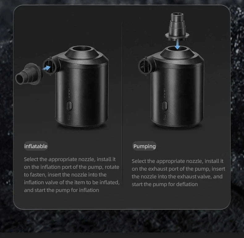 Wireless Electric Air Pump for Mattresses, Pools, and Inflatables-42520002