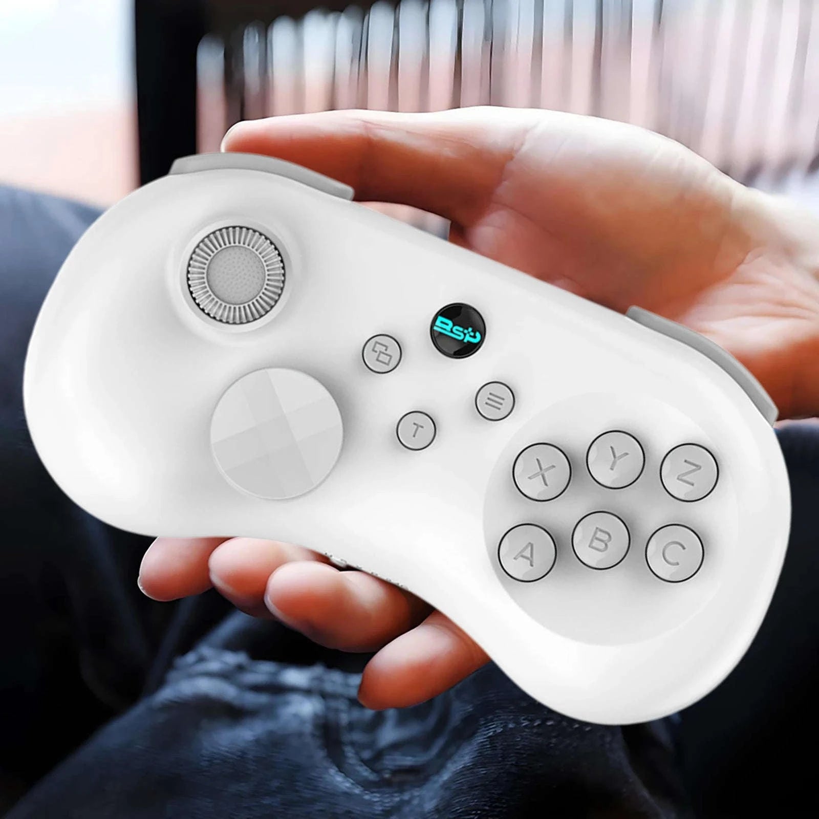Wireless Game Controller for Switch, PC, PS4, PS3-Black 8K receiver / United States