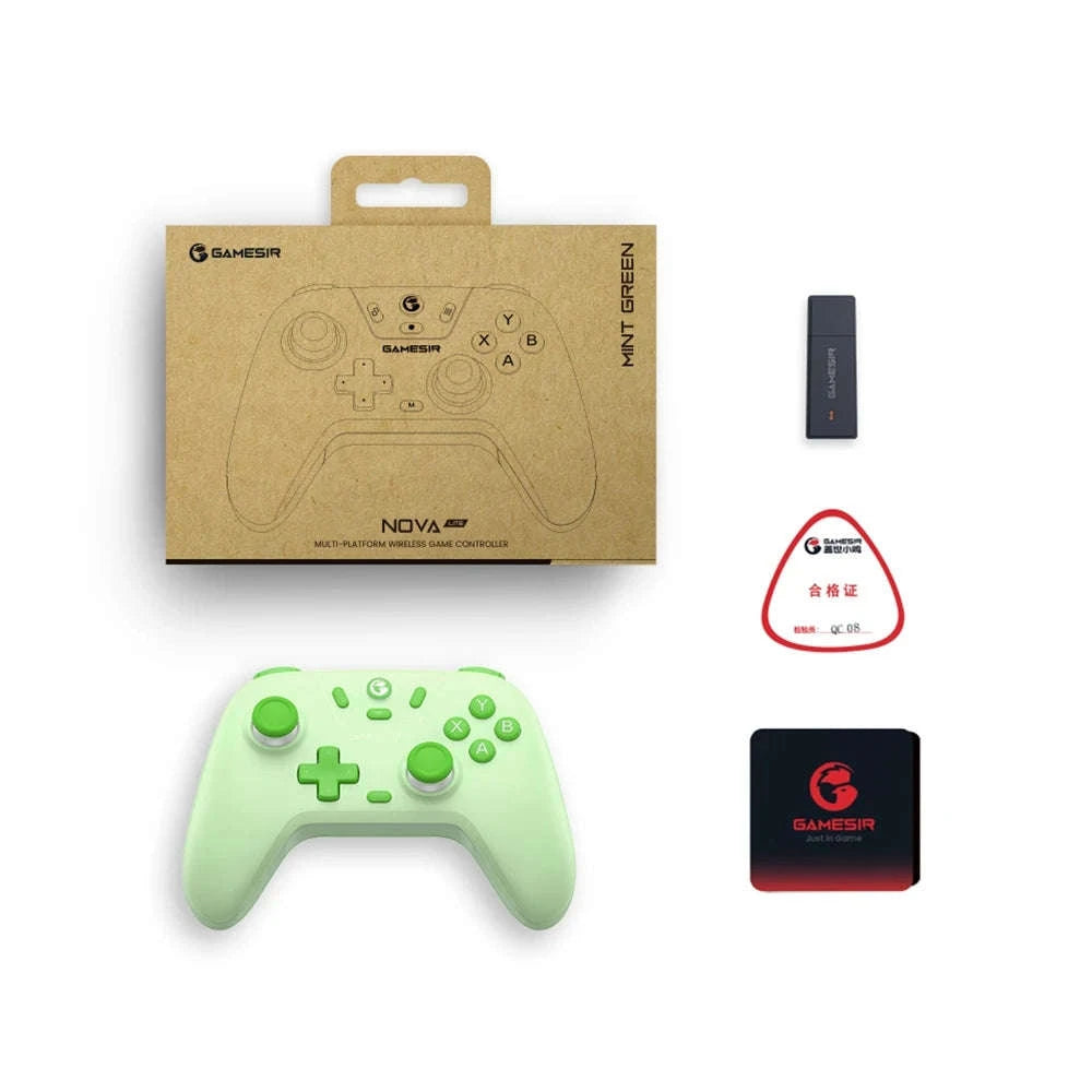 Wireless Game Controller with Hall Effect Sticks-Green / Germany