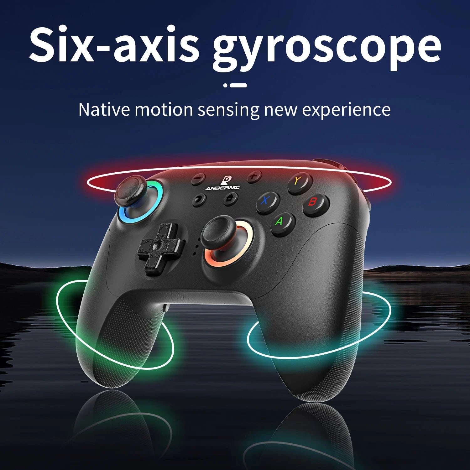 Wireless Gaming Controller with Hall Effect Triggers and Joysticks-Purple / United States