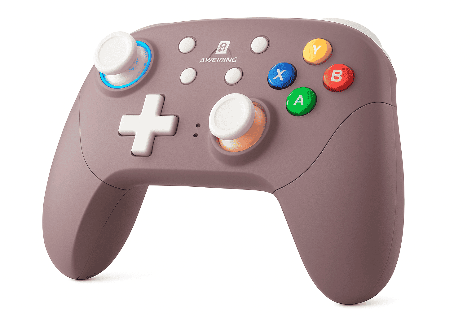 Wireless Gaming Controller with Hall Effect Triggers and Joysticks-Radiant Purple / United States