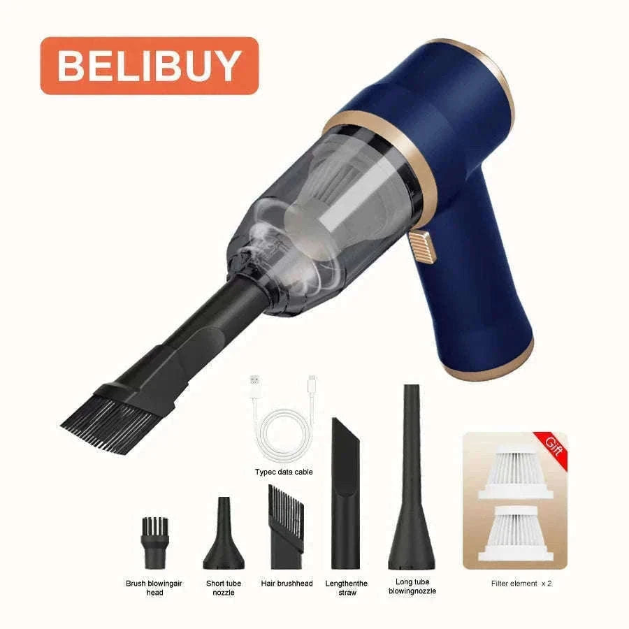 Wireless Handheld Vacuum Cleaner for Car, Carpet & Home Cleaning-black / United States