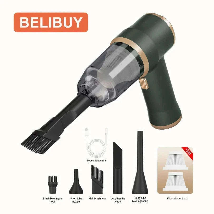 Wireless Handheld Vacuum Cleaner for Car, Carpet & Home Cleaning-black / United States