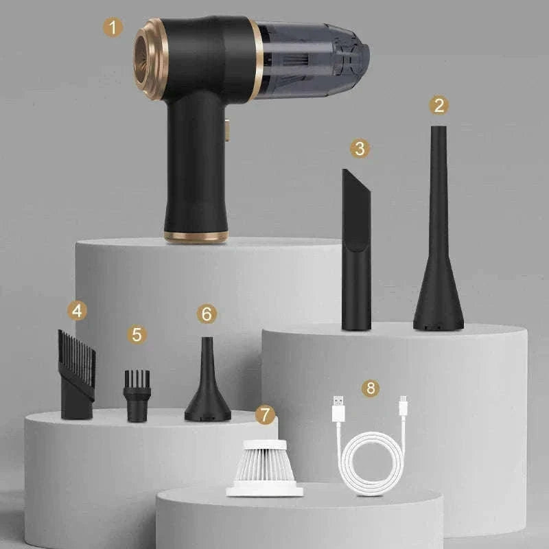 Wireless Handheld Vacuum Cleaner for Car, Carpet & Home Cleaning-black / United States