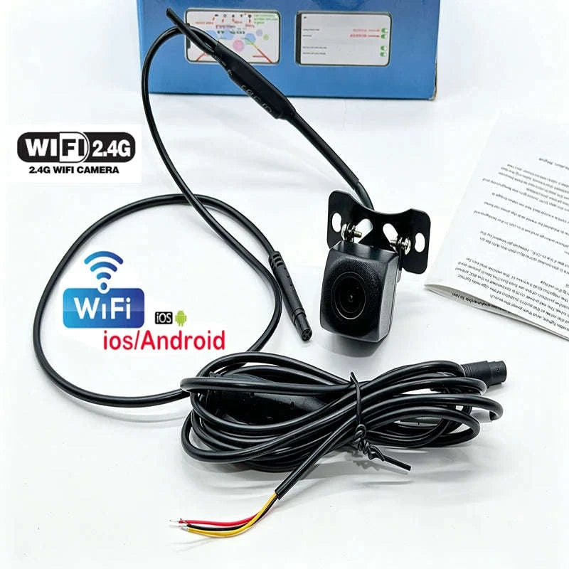 Wireless HD Car Rearview Camera 170° Waterproof 12V/24V-ACC