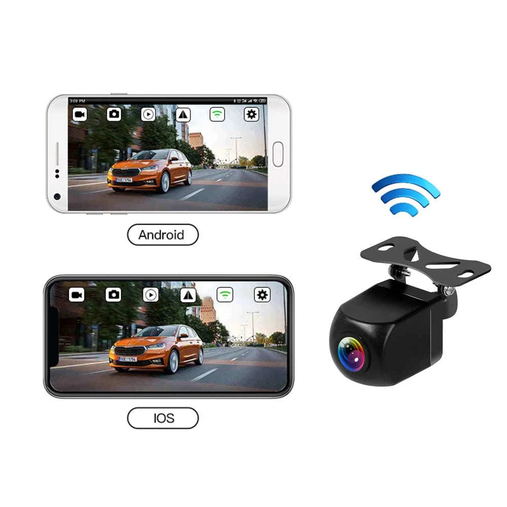 Wireless HD Rear View Camera 170 Degree Waterproof 12V 24V-ACC For 12V Cars