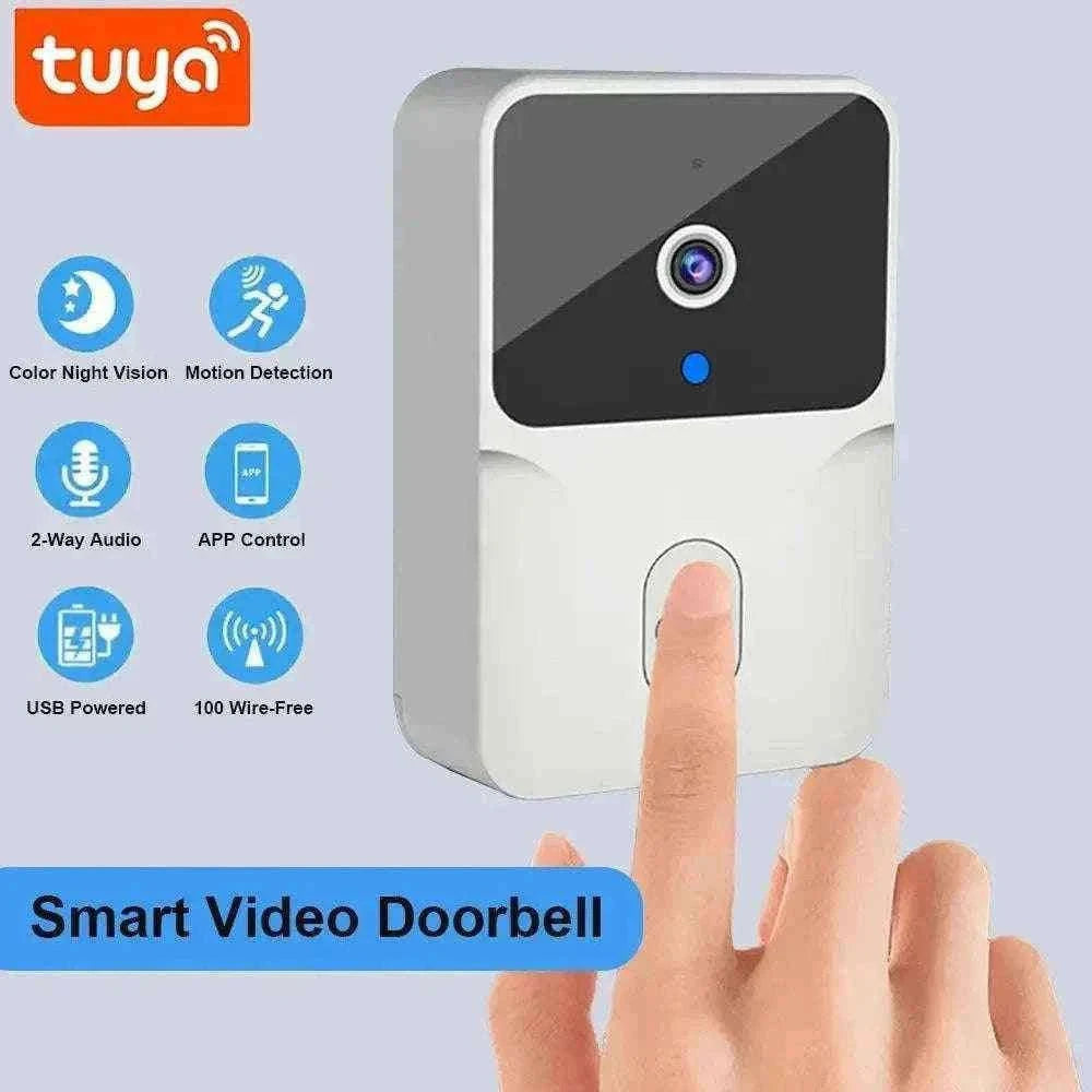 Wireless HD Video Doorbell with Two-Way Audio and Night Vision-ML1T-W