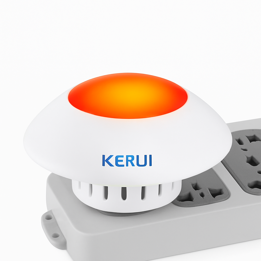 Wireless Indoor Siren Alarm Horn with Strobe Light
