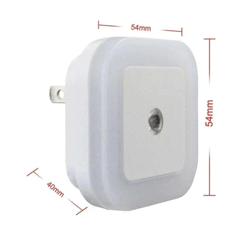 Wireless LED Night Light with Sensor for Bedrooms and Hallways-US  Plug Blue