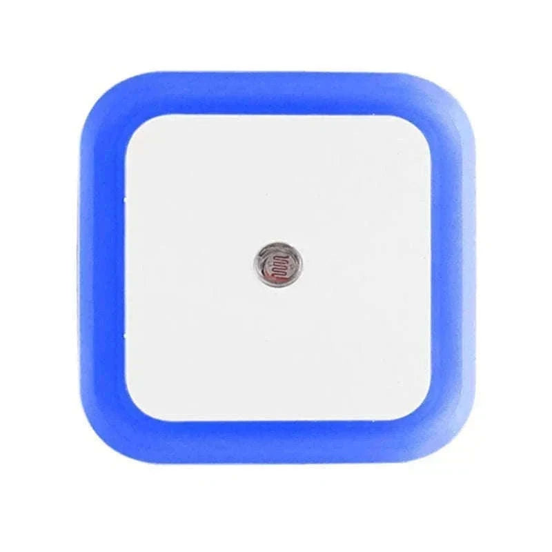 Wireless LED Night Light with Sensor for Bedrooms and Hallways-US  Plug Blue