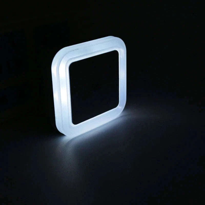 Wireless LED Night Light with Sensor for Bedrooms and Hallways-US  Plug Blue