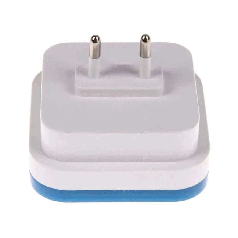 Wireless LED Night Light with Sensor for Bedrooms and Hallways-US  Plug Blue