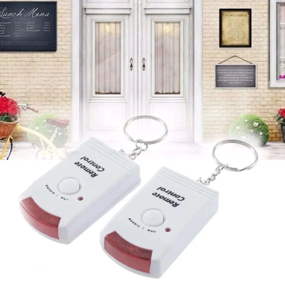 Wireless Motion Sensor Alarm with Dual Remotes – 105dB Security System-Default Title