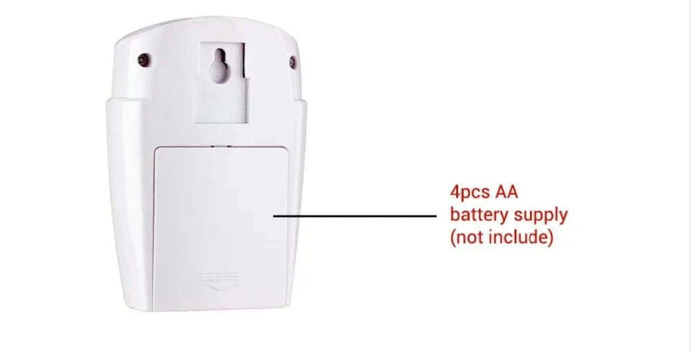 Wireless Motion Sensor Alarm with Dual Remotes and 105dB Siren-Default Title