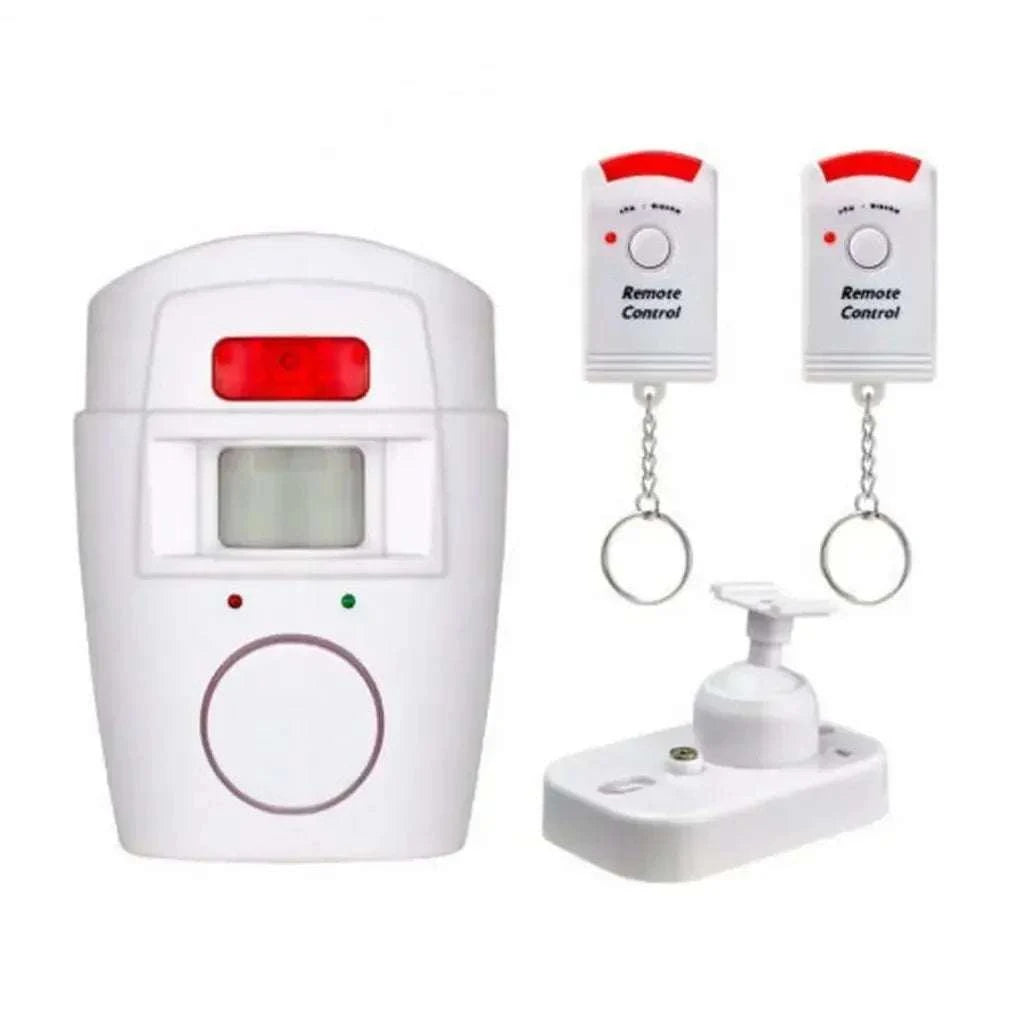Wireless Motion Sensor Alarm with Remote & 105dB Siren-Default Title