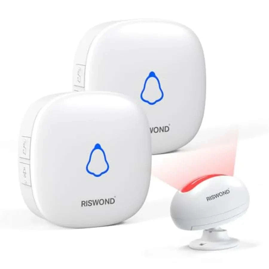 Wireless Motion Sensor Door Chime with 500ft Range & 32 Tunes-United States / 2Rreceivers1Sensor